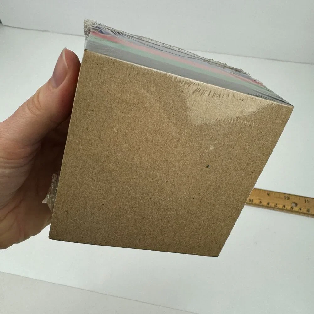 Vtg 1999 Sealed Ampad Gel Mates 500 Sheets Cube Note Pad 5 Diff Colors Y2K READ‎